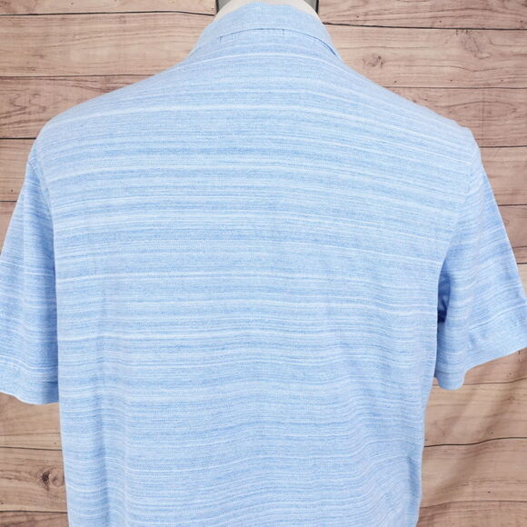 DANIEL CREMIEUX CLASSICS BLUE SHORT SLEEVE POLO SHIRT MENS SIZE M MEDIUM - Picture 5 of 6